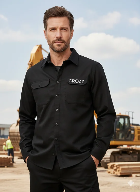 MENS TWILL WORK SHIRT