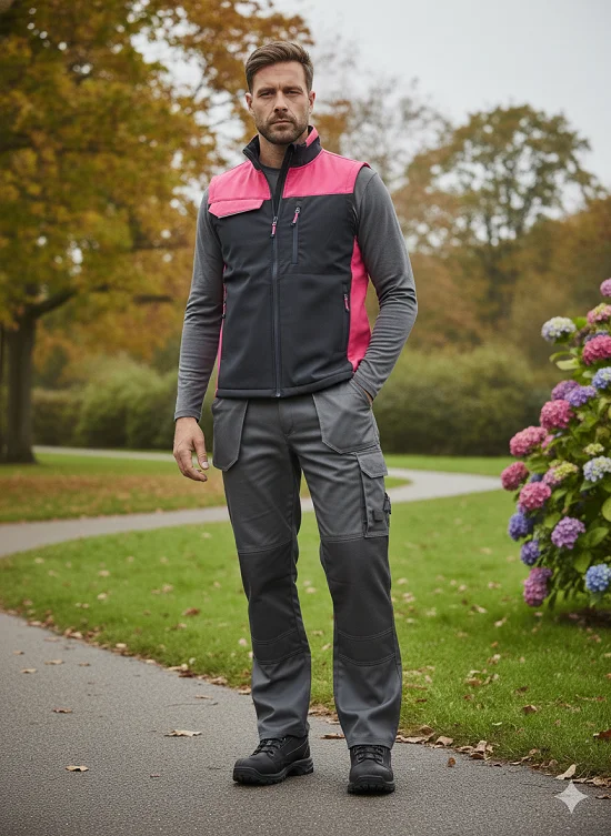 MEN'S WORK OUTDOOR SOFTSHELL  VEST
