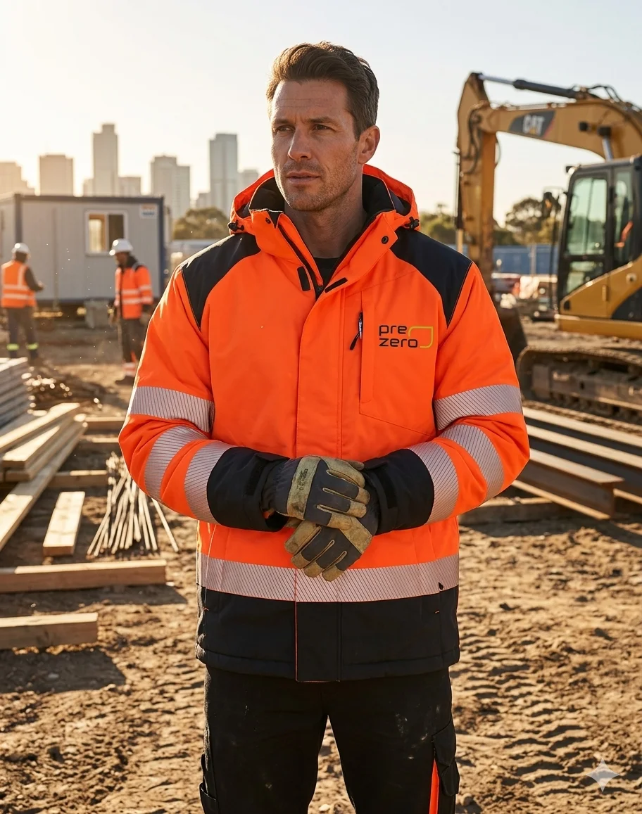 Men's Hi-Vis Overhead Hoodie Orange