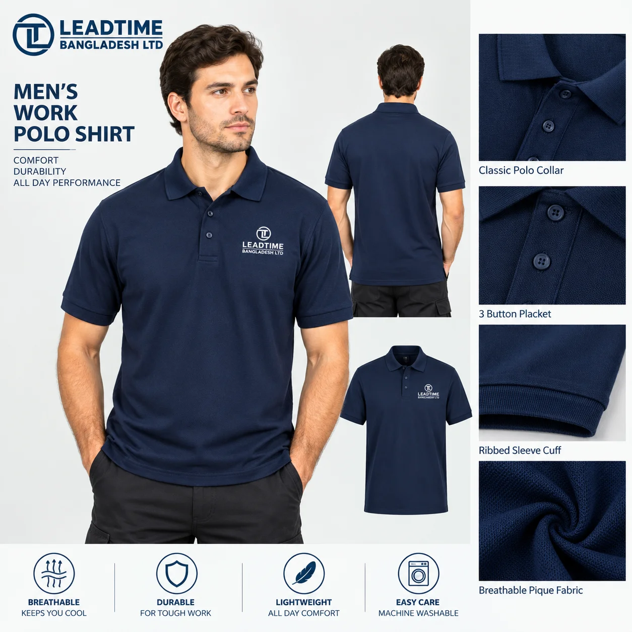 MEN’S WORK POLO SHIRT