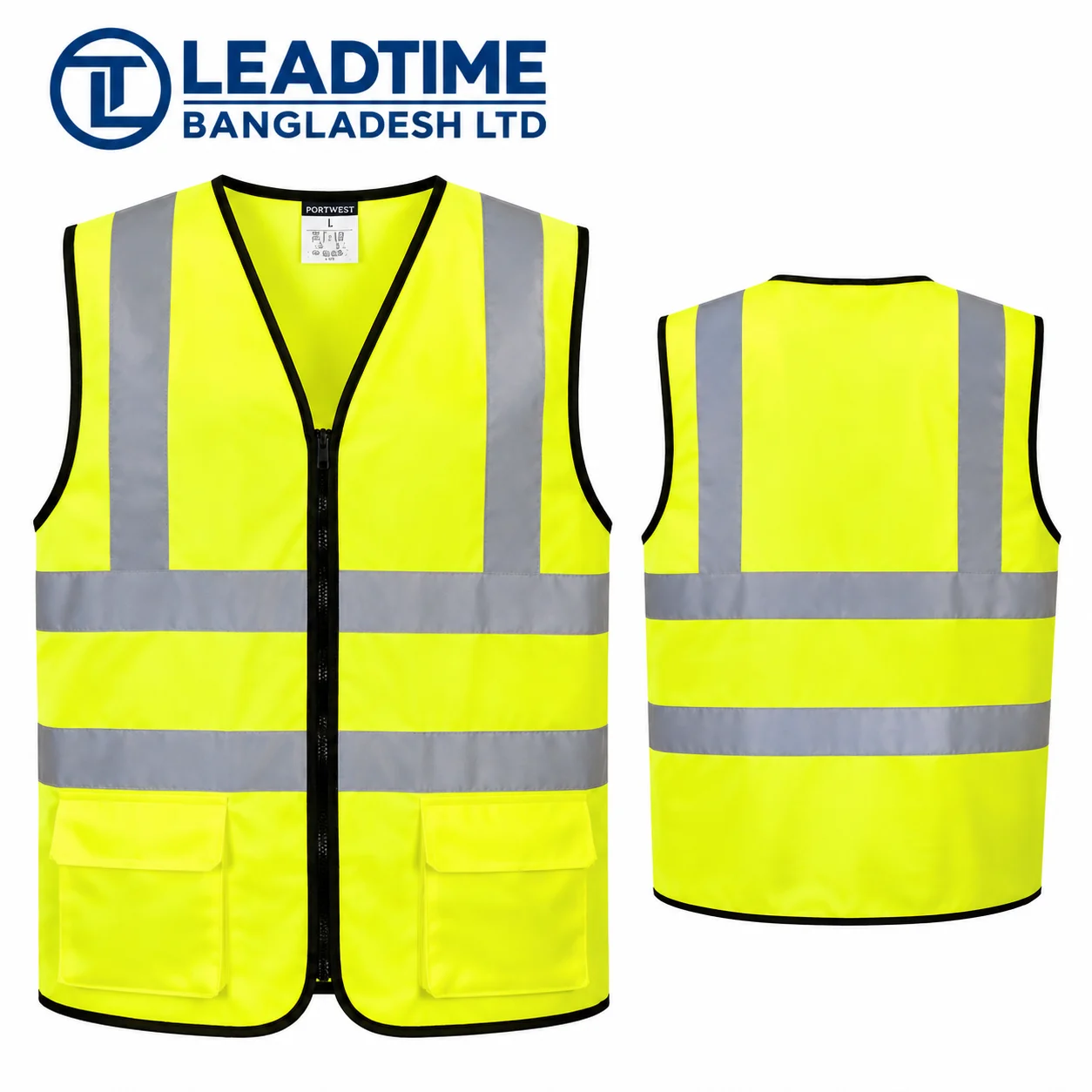 Men's Pro HI-VIS Executive Vest Yellow