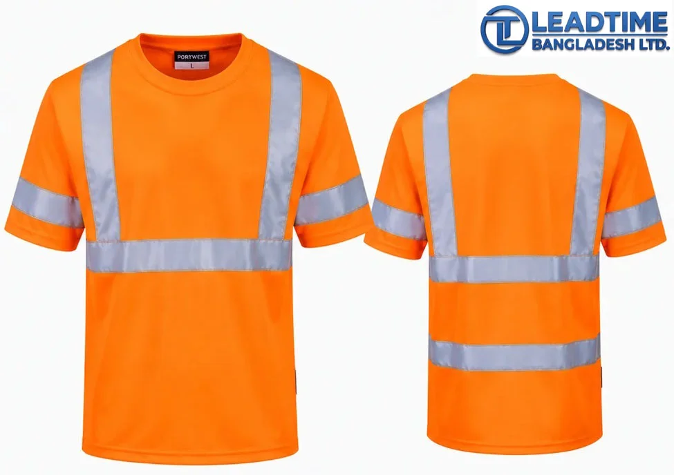 Men's Hi-Vis Pro Contract T-Shirt | Orange